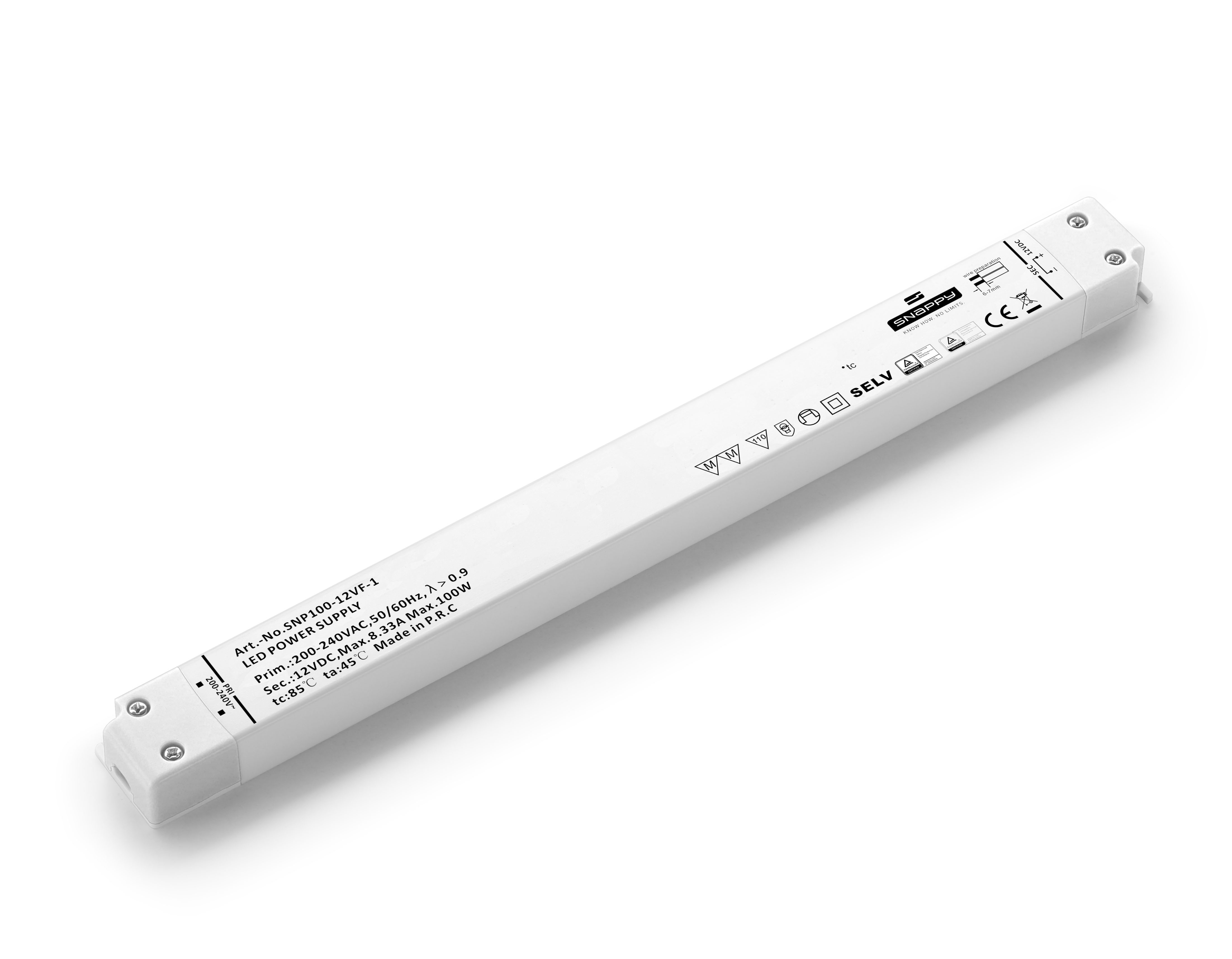 Snappy LED-Treiber SNP100-12VF-1