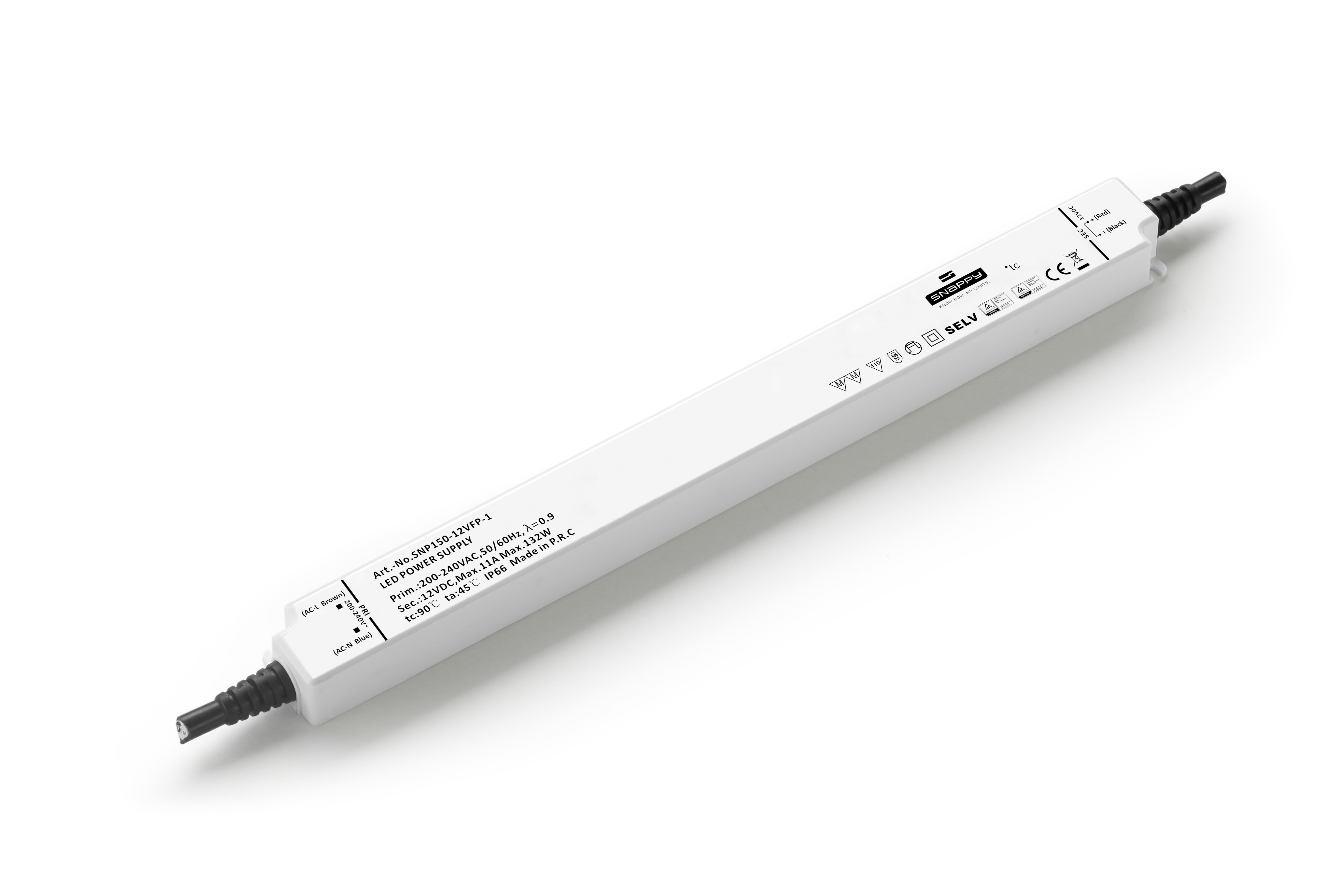 Snappy LED-Treiber SNP150-12VFP-1