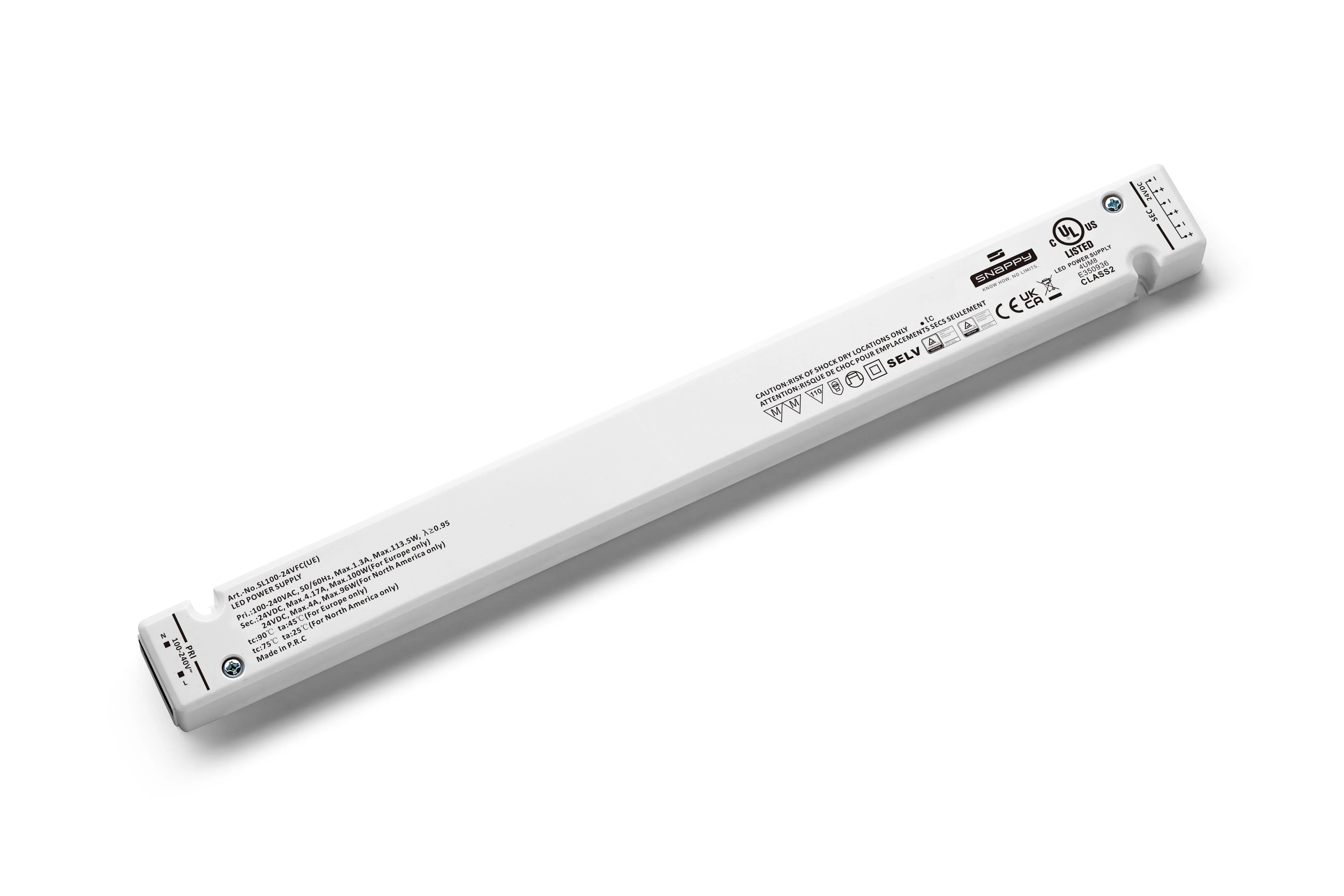 Snappy LED-Treiber SL100-24VFC inklusive 3-fach Verteiler