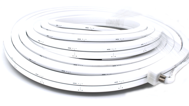 COLORS LED NEON Strip Side Bend 24 VDC, 9,6 W/m, 3000K, IP67, Cri >80, 520 LM/m