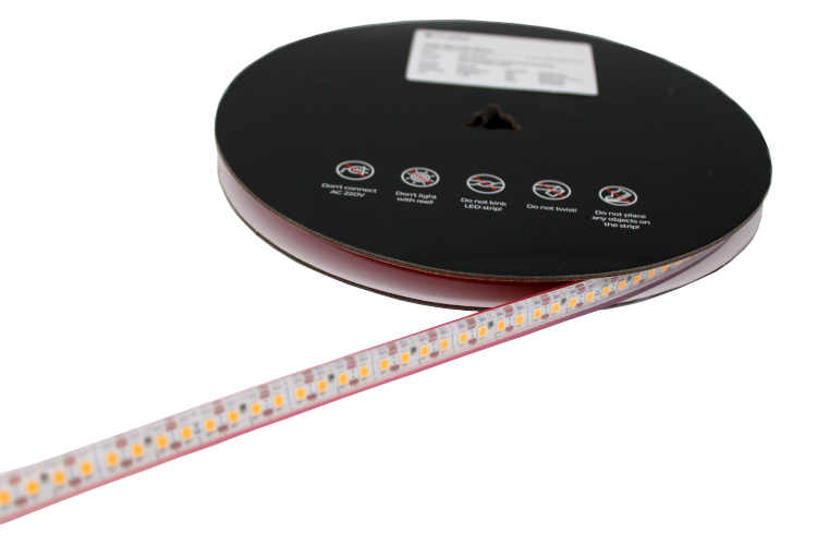 Colors LED-Band 9,6W/m, 160SMD/m, 3000K, 1220l/m, CRI>90, 24V, 8mm, IP67, 5m