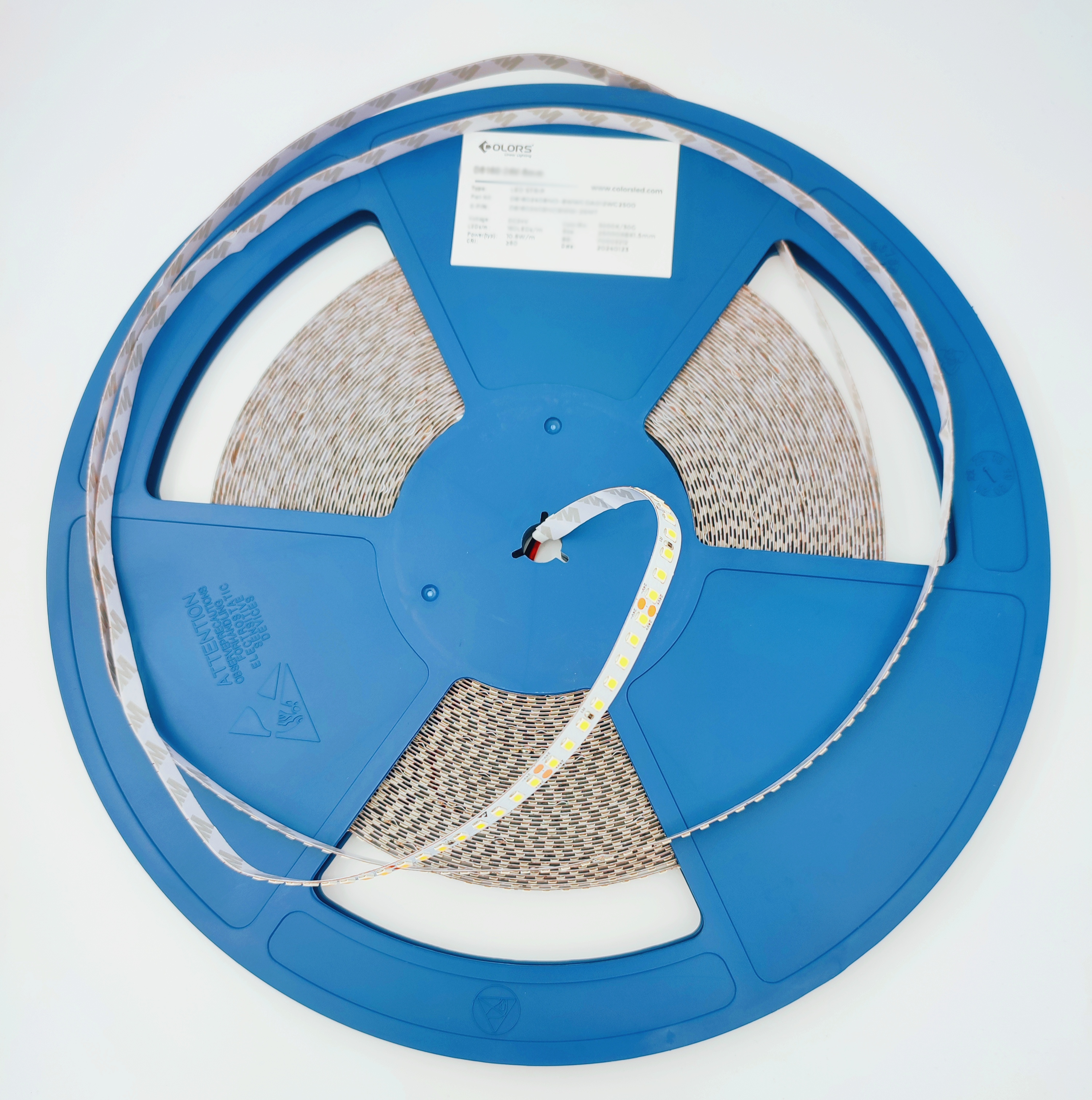 COLORS LED-Band 24 VDC, 14,4 W/m, 3000 K, IP20, Cri > 90, 1585 lm/m, Rolle 25M