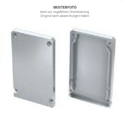 Endkappe Aluminiumm LPLO silber links