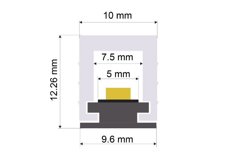 Alu LED-Profil Einbau KLEIN