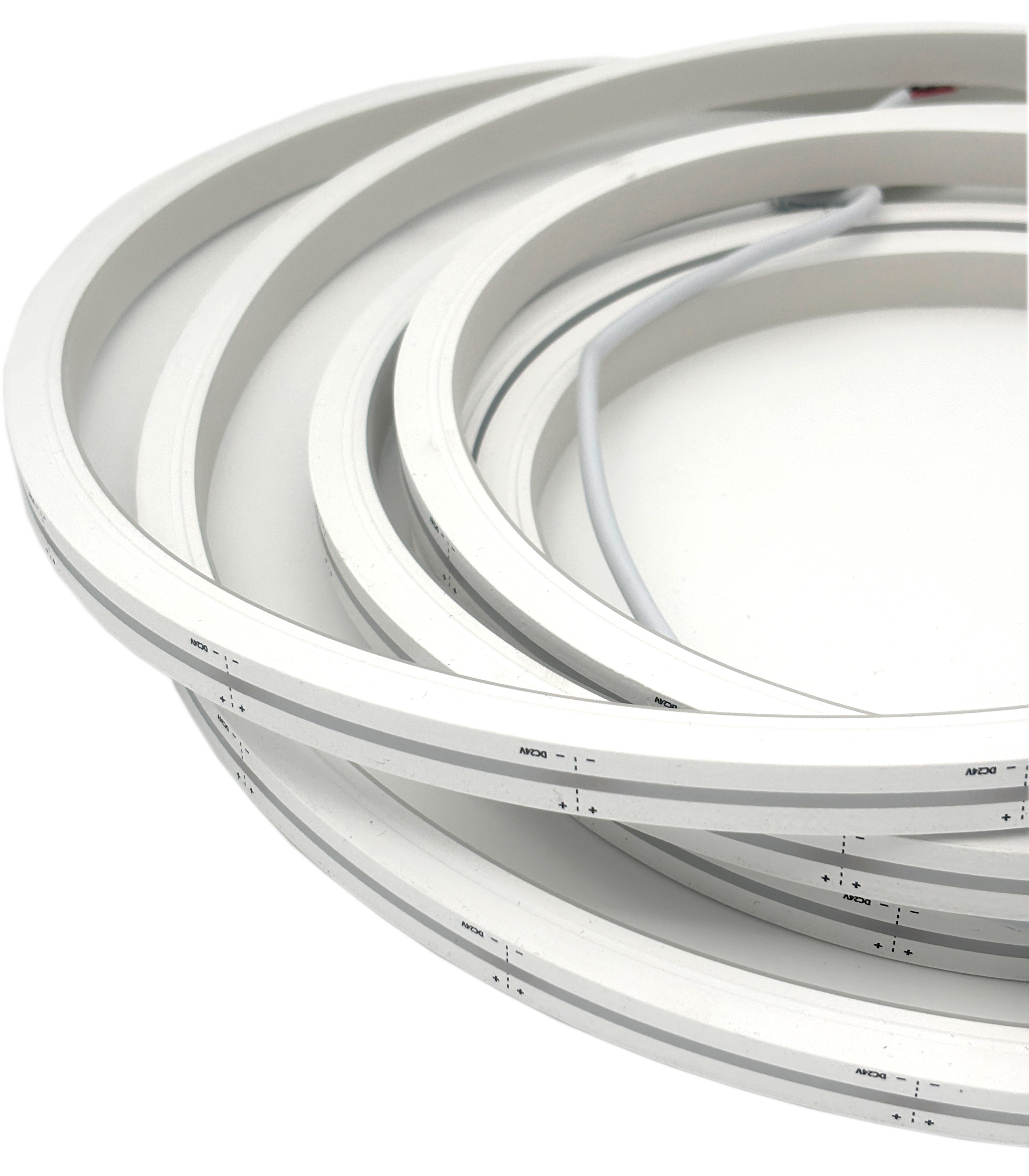 COLORS LED NEON Strip Top View 24 VDC, 14,4 W/m, RGB + 4000K, IP67