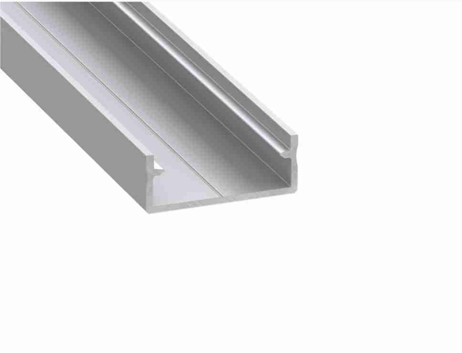 LED-Profil LPDUAL silber eloxiert 2,02m