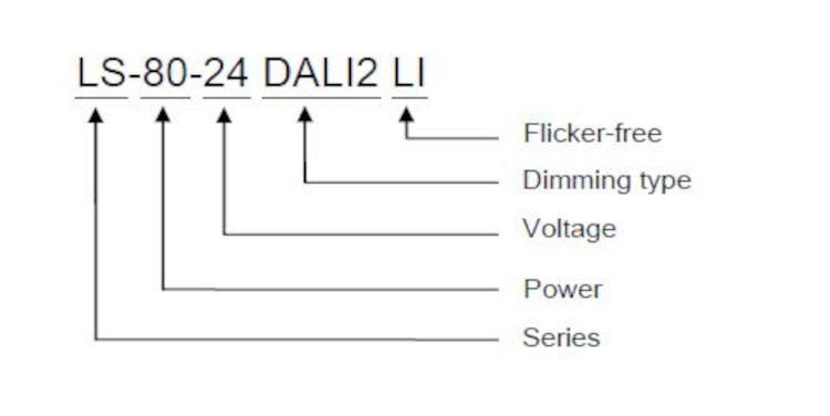 Eaglerise LED-Treiber LS-80-24 DALI2 LI