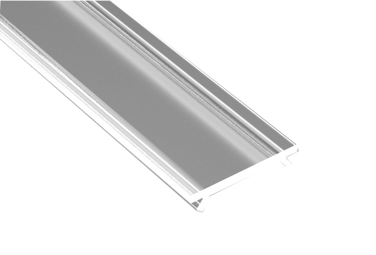 LED-Abdeckung Standard PMMA transparent 2,02m