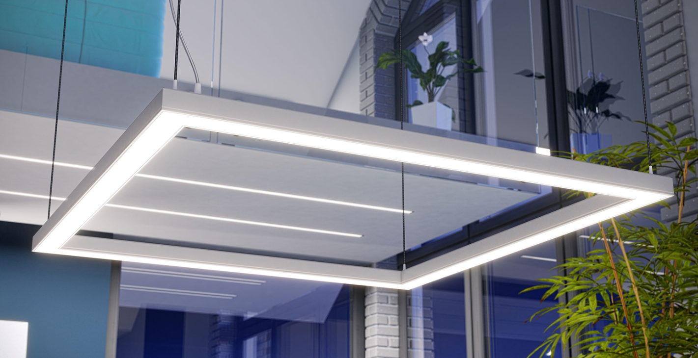 LED-Profil LPIL Aufbau silber eloxiert 2,02 m
