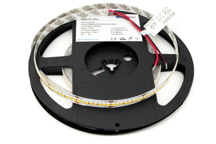 COLORS LED-Band 24 VDC, 20 W/m, 4000 K, IP20, Cri > 90, 2140 lm/m, 240 SMD/m