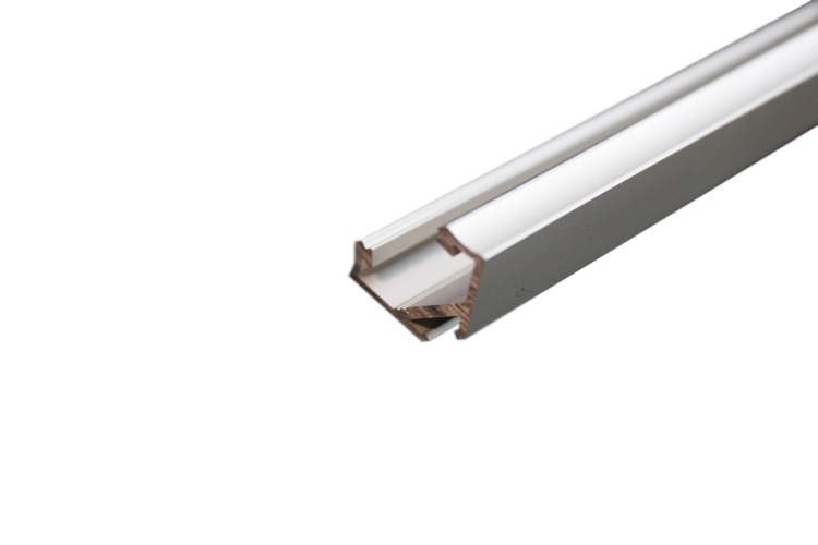 LED-Profil LPC Eckbau silber eloxiert 2,02 m