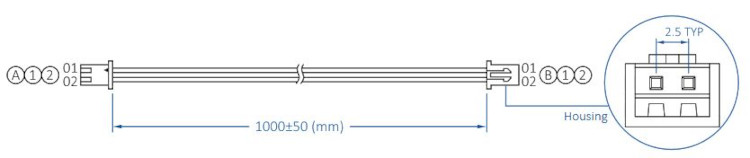Mean Well Kabel LCM-500-SYNC