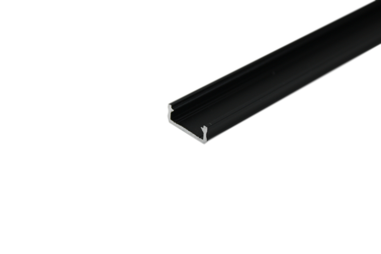 LED-Profil LPD Aufbau schwarz eloxiert 2,02 m