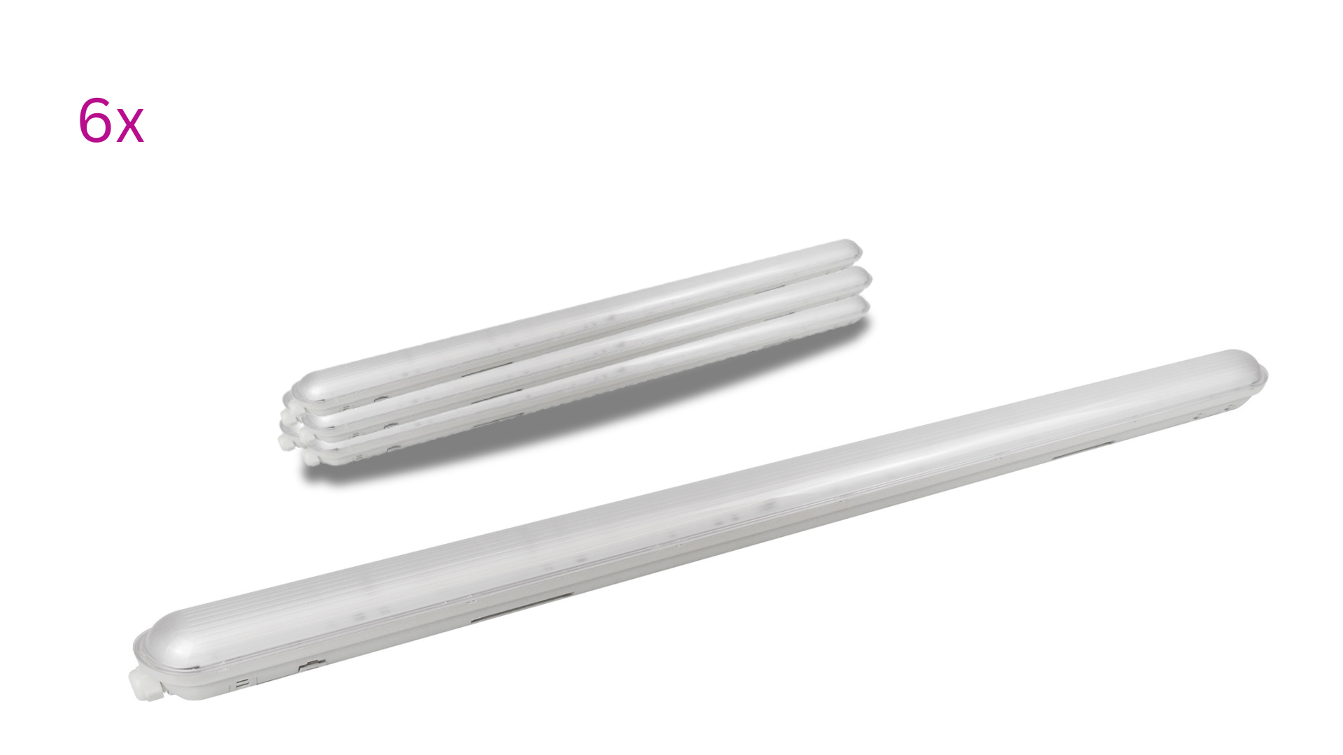 TIROX LED LUX-Proof-Light, 40W, 150lm/m, IP65, Cri>80, 1,20m, 4000K