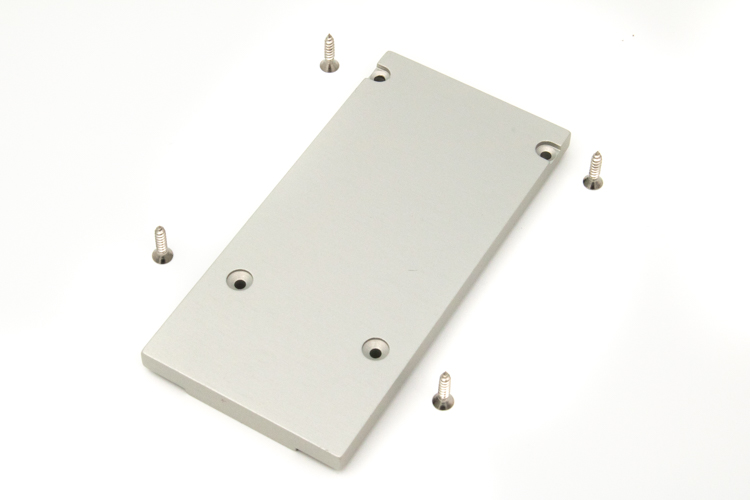 Endkappe ALU für LED-Linienprofil 43 mm x 89 mm