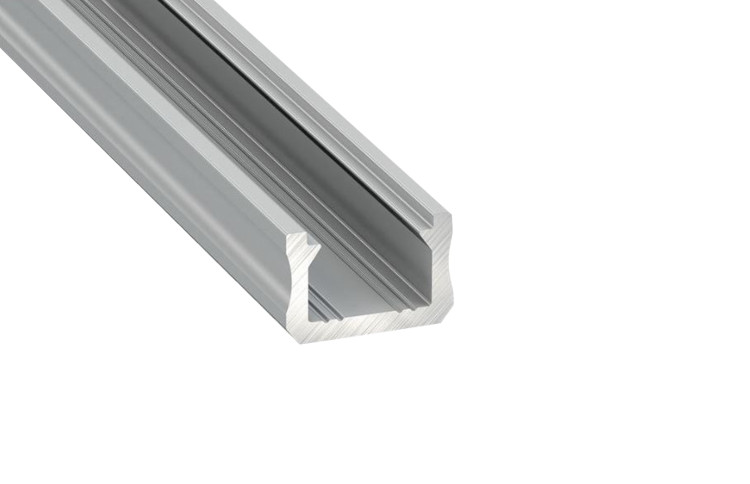 LED-Profil LPX Aufbau silber eloxiert 2,02m